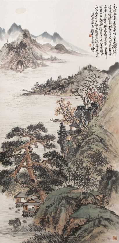 赵云壑 山水 立轴